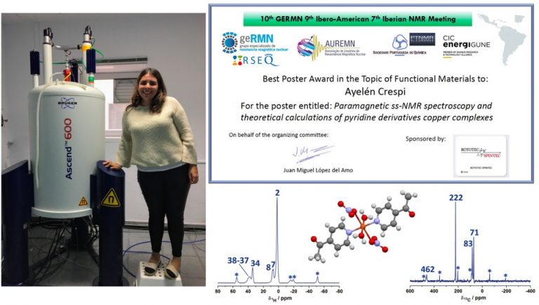 Ayelén Florencia Crespi, becaria doctoral UBA. Galardonada con el Premio al Mejor Póster en el GERMN 2021